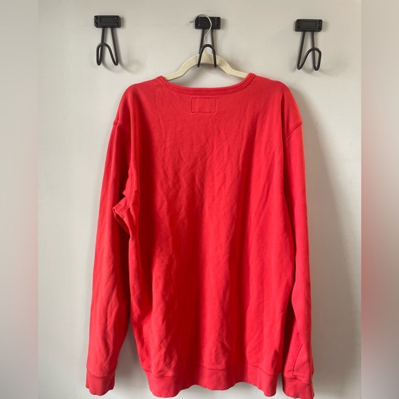 DOPE men’s 3XL (measures like an XL) red crewneck logo sweatshirt - Picture 3 of 5